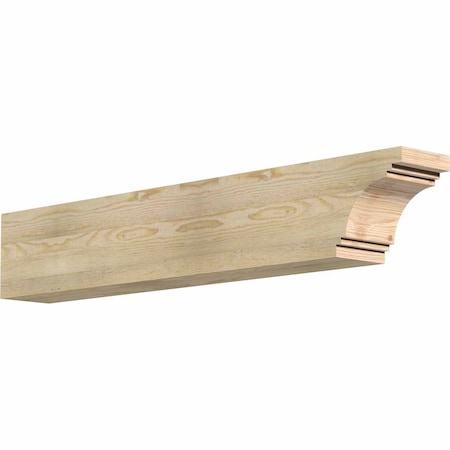 Ekena Millwork Pescadero Rough Sawn Rafter Tail, Douglas Fir, 6"W x 8"H x 48"L RFT06X08X48PEC00RDF